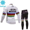 Tenue Maillot M/L + Collant 2017 Bora-Hansgrohe Enfant Hiver Thermal Fleece N002